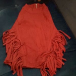 SAGE fun fringe crop top